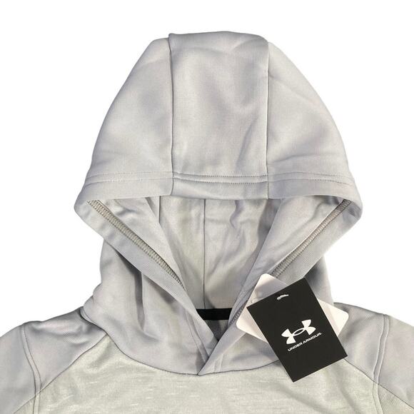 Under Armour Boys' Armour Fleece Wordmark Hoodie Size S - Picture 6 of 9